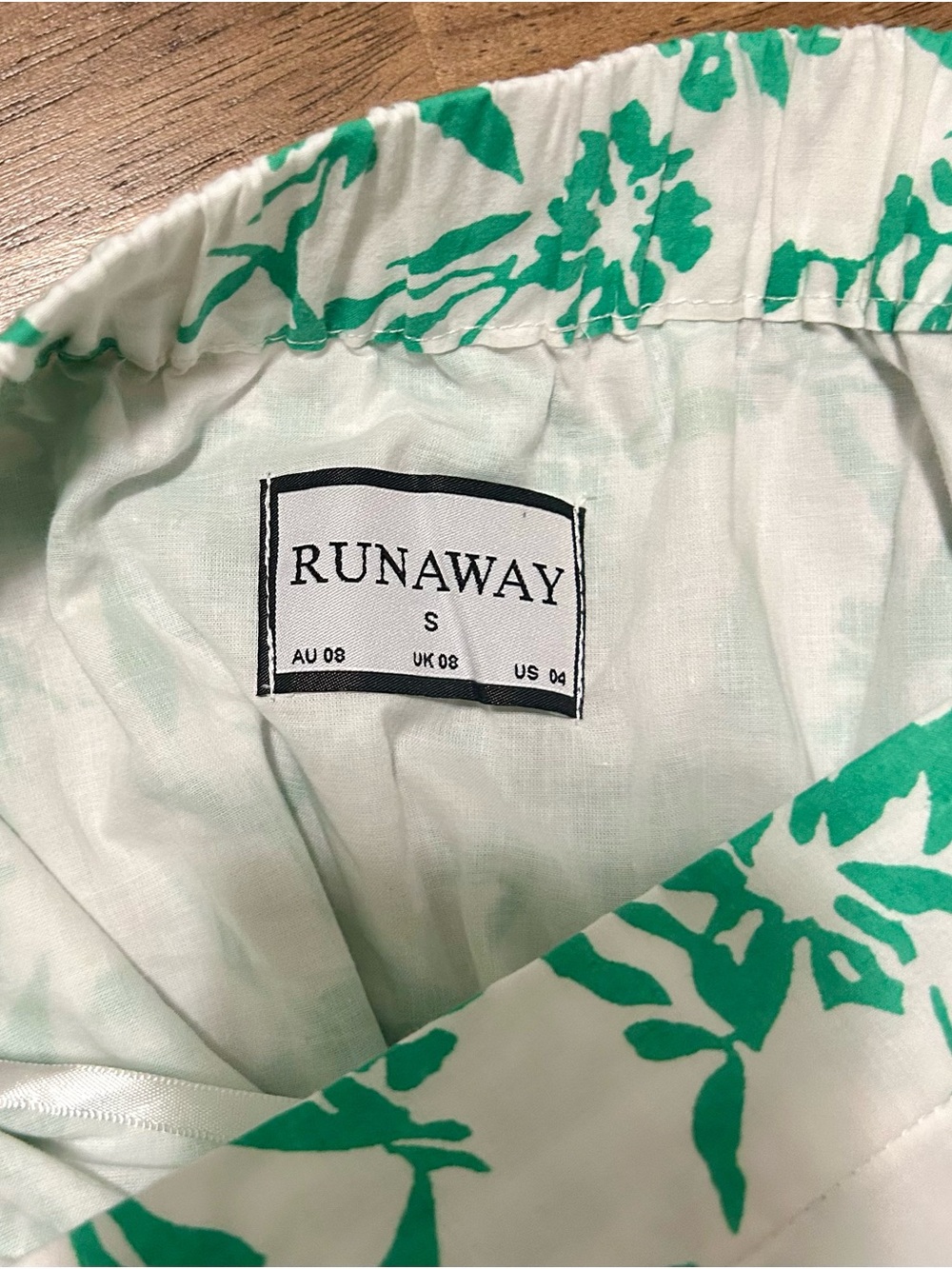 Runaway Green and White Floral Maxi Skirt - Picture 7 of 7